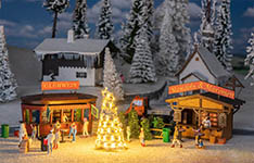 055-190092 - H0 - Jubiläumsmodell 2 Weihnachtsmarktbuden